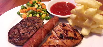menu poultry and sausages di barapi meat and grill jakarta sosis enak